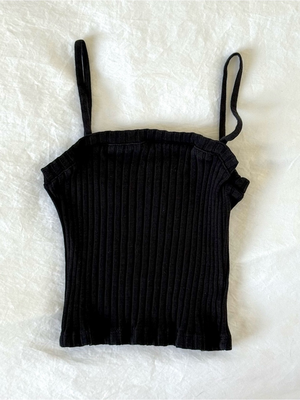 urban outfitters black project social t annie ribbed knit cami